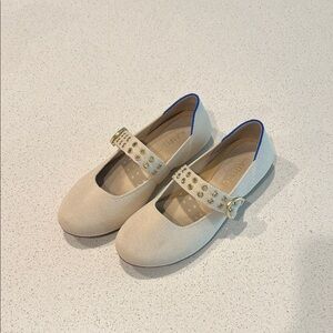 Rothy's Cream Mary Jane Flats with Buckle